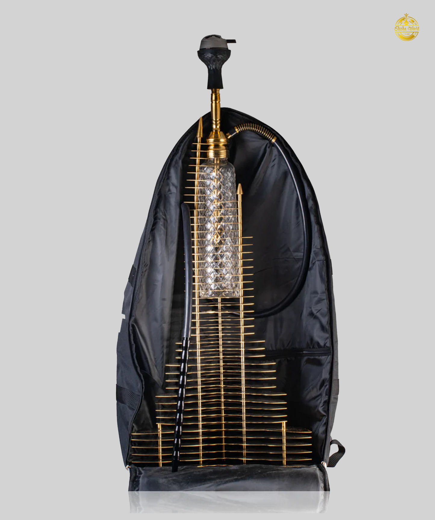 VG Burj Khalifa Hookah with Bag - Golden