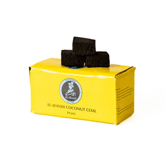 Al Afandi Hookah Coconut Coal 250g – 24pcs