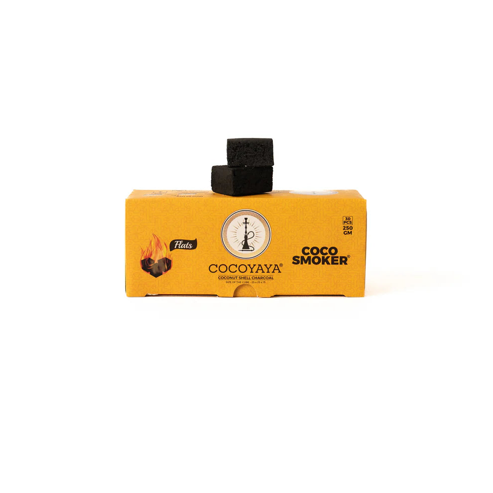 COCOYAYA COCO Smoker Coconut Coal 250gms - 30pcs