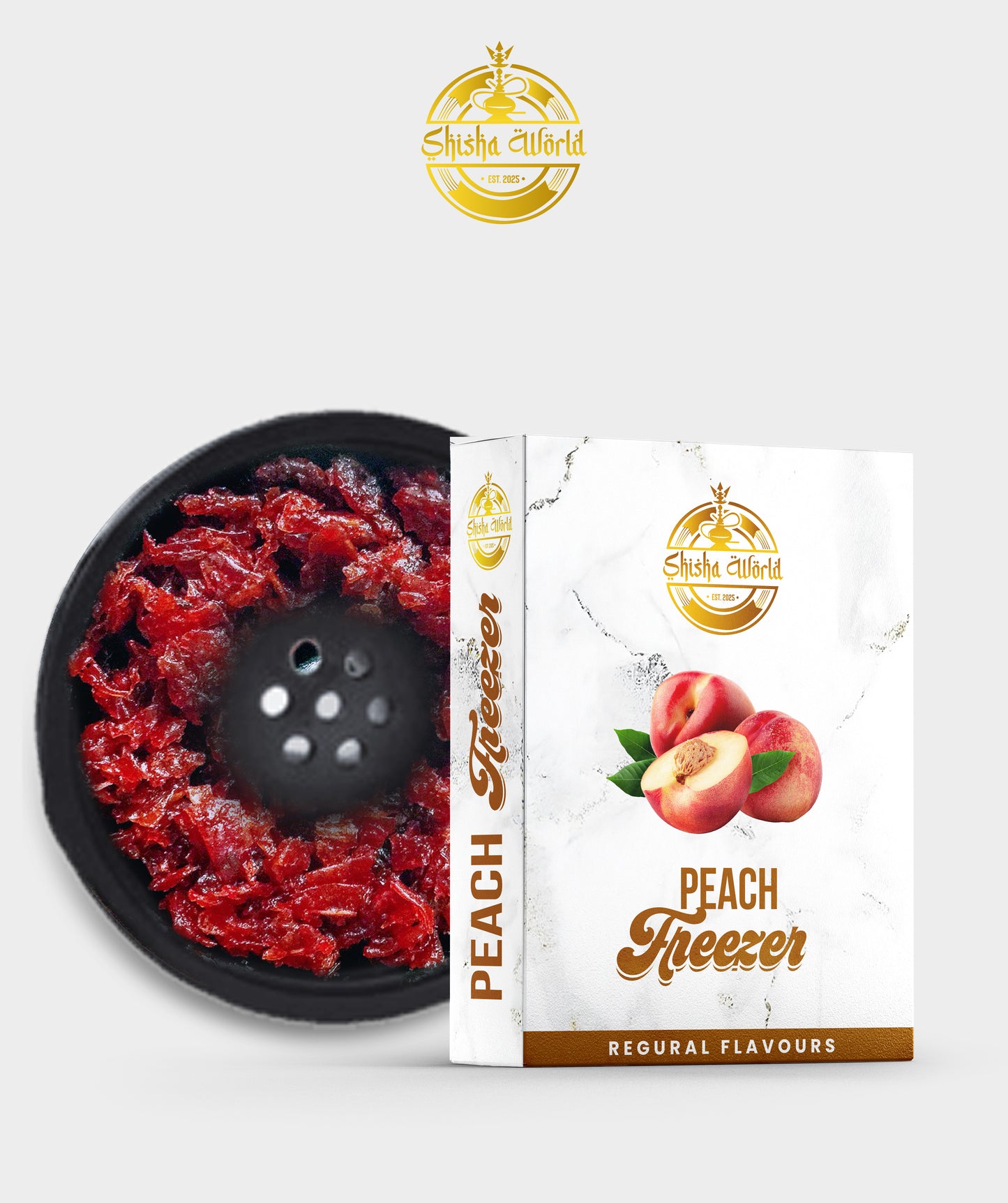 SW Silicon Chillam With Peach Freezer