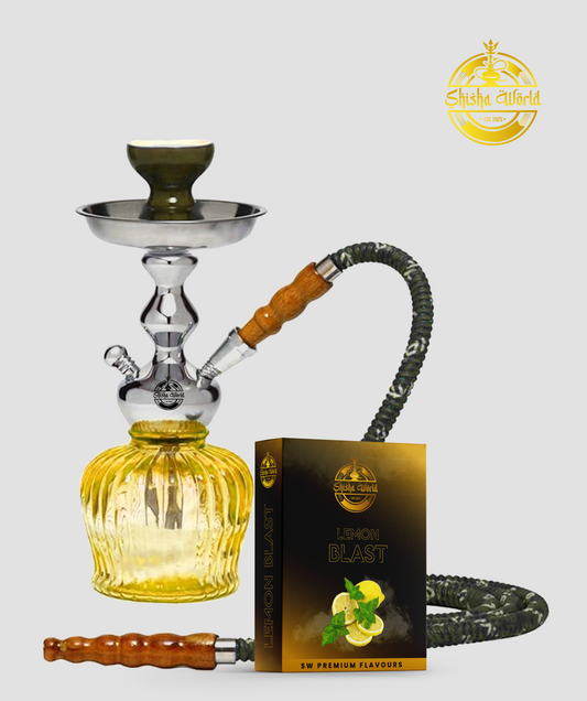 SW Premium Shisha Kit - Lemon Blast With Lemon Mint leaf Base